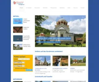 NS-Geotours.com(Serbien Reisen & Hotel buchen) Screenshot