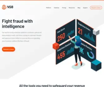 NS8.com(Fraud Prevention and Protection Platform) Screenshot