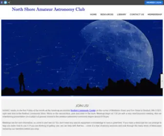 Nsaac.org(North Shore Amateur Astronomy Club) Screenshot