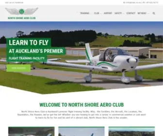 Nsac.co.nz(North Shore Aero Club) Screenshot