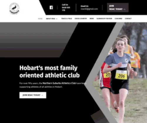 Nsac.org.au(Northern Suburbs Athletic Club) Screenshot