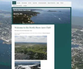 Nsaeroclub.com(North Shore Aero Club) Screenshot