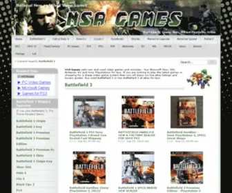 Nsagames.com(Battlefield 3 at National New and Used Video Games) Screenshot