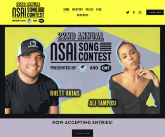 Nsaisongcontest.com(22nd Annual NSAI Song Contest) Screenshot