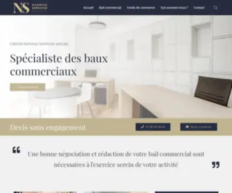 Nsavocatsparis.fr(Avocats baux commerciaux) Screenshot