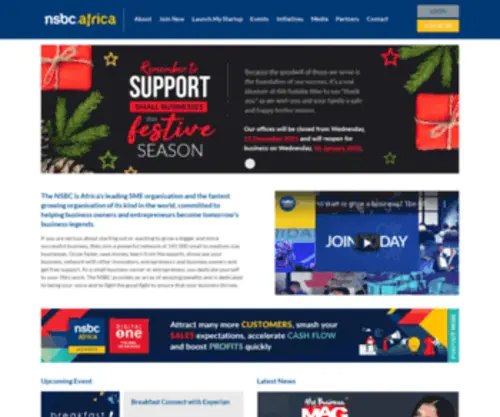 NSBC.org.za(National Small Business Chamber (NSBC)) Screenshot