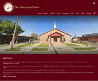 NSBCF.com(New Salem Baptist Church) Screenshot