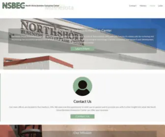 Nsbec.com(The North Shore Business Enterprise Center) Screenshot