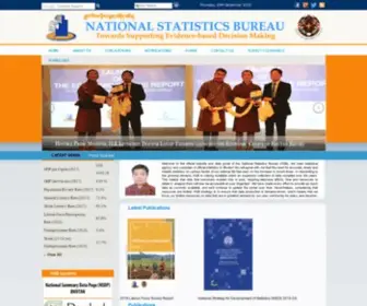 NSB.gov.bt(National Statistics Bureau) Screenshot