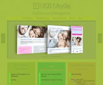 NSbmedia.ch(Agentur für interaktive Werbung) Screenshot