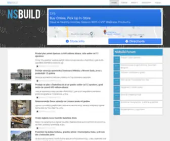 Nsbuild.rs(Zvanična web prezentacija udruženja "Novosadska Gradilišta") Screenshot
