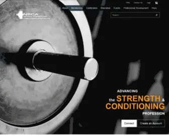 Nsca-CC.org(National Strength and Conditioning Association (NSCA)) Screenshot