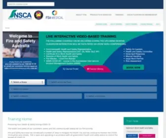 Nsca.org.au(NSCA provides Australia wide workplace safety training programmes and courses. The company) Screenshot