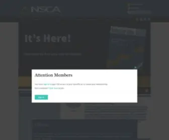 Nsca.org(NSCA (National Systems Contractors Association)) Screenshot