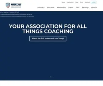 Nscaa.com(United Soccer Coaches) Screenshot