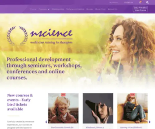 Nscience.uk(Therapist Training in The UK) Screenshot