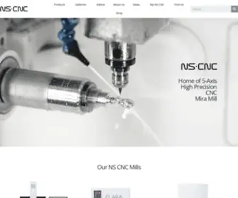 NSCNC.com(High Precision Mini Mills) Screenshot