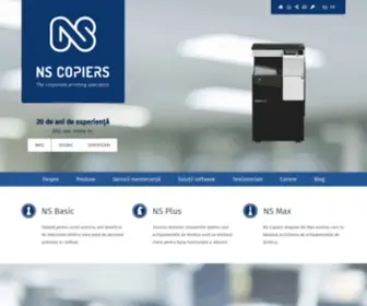 Nscopiers.ro(NS Copiers) Screenshot