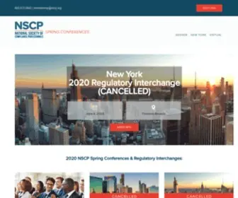 NSCpconferences.org(NSCpconferences) Screenshot