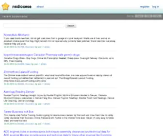 Nsdiocese.com(Store, share and tag your favourite links) Screenshot