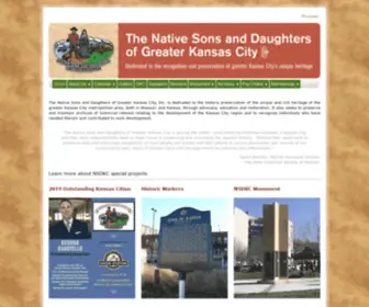NSDKC.org(Native Sons and Daughters of Greater Kansas City) Screenshot