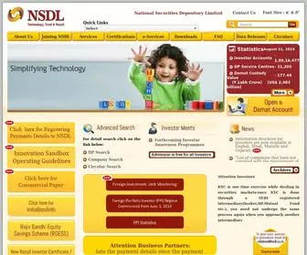 NSDL.co.in(Request Rejected) Screenshot