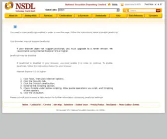 NSDL.com(NSDL) Screenshot
