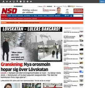 NSD.se(NSD, Norrländska Socialdemokraten) Screenshot