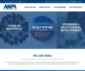 Nsea.org(Nebraska State Education Association) Screenshot