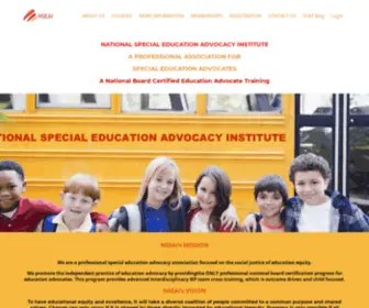 Nseai.org(Education Advocacy) Screenshot