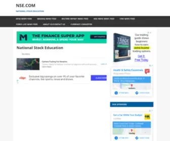 Nse.com(National Stock Education) Screenshot