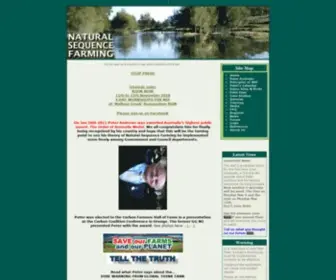 Nsfarming.com(Natural Sequence Farming) Screenshot