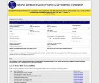 NSFDCDigital.in(NGO Registration) Screenshot