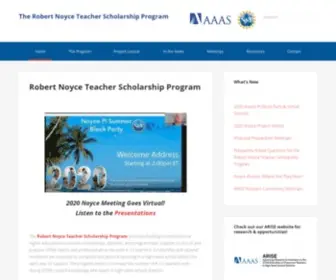 NSfnoyce.org(The Robert Noyce Teacher Scholarship Program) Screenshot