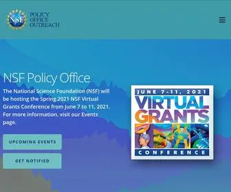 NSfpolicyoutreach.com(NSF Policy Office Outreach) Screenshot