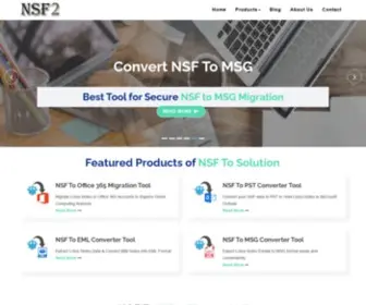 NSfto.com(A Complete Toolkit of IBM Lotus Notes (.nsf) Conversion & Migration) Screenshot