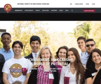 NSHSS.org(National Society of High School Scholars (NSHSS)) Screenshot