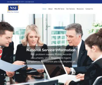 Nsii.net(National Service Information) Screenshot