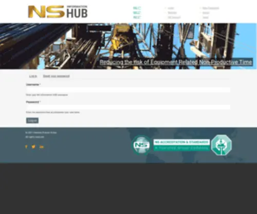 Nsinformationhub.com(User account) Screenshot