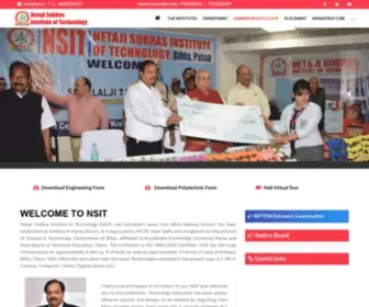 Nsit.in(Netaji Subhas Institute of Technology) Screenshot