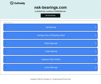 NSK-Bearings.com(NSK Bearings) Screenshot