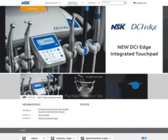 NSkdental.com(NSK-Nakanishi USA) Screenshot