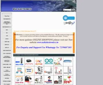 Nskelectronics.com(NSK Electronics) Screenshot