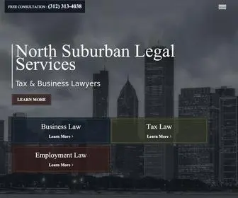 NSLslaw.com(North Suburban Legal Services) Screenshot