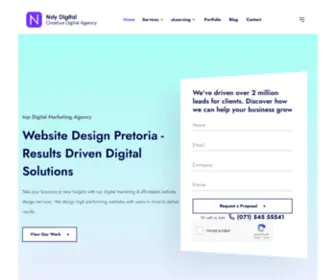 NSLydigital.co.za(Affordable Website Design Packages) Screenshot