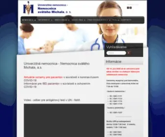Nsmas.sk(Nemocnica Svätého Michala) Screenshot