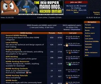 NSMBHD.net(The NSMB hacking forum) Screenshot