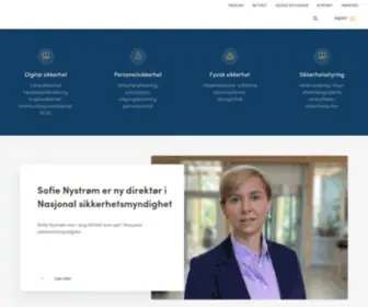 NSM.no(Nasjonal sikkerhetsmyndighet) Screenshot