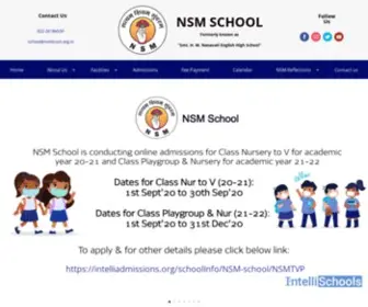 NSMSchool.org.in(NSM School) Screenshot