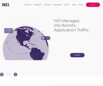 Nsone.net(NS1, an IBM Company) Screenshot